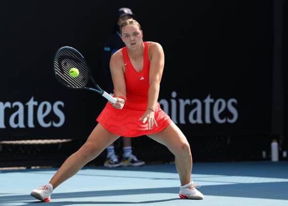 Jule Niemeier (GER), Australian Open 2024, Melbourne Park, Melbourne, Victoria, Australia. Copyright: xJuergenxHasenkopfx