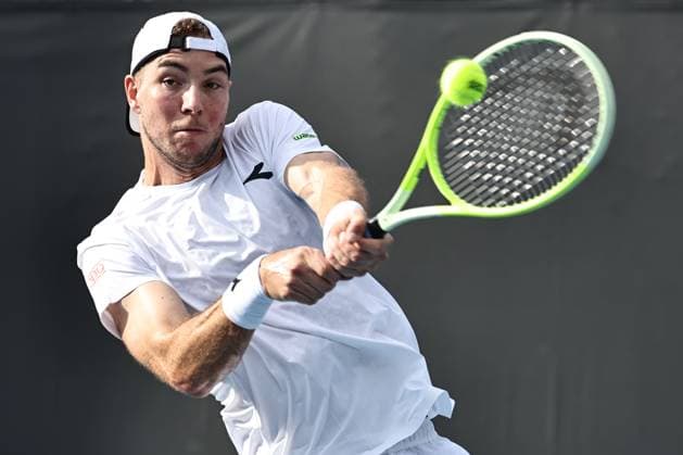 Sport Themen der Woche KW03 Sport Bilder des Tages Jan-Lennard Struff, GER, during first round of 2025 Australian Open in Melbourne, 13 01 2025; - 