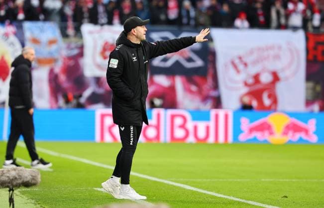 RB Leipzig Ð Bremen Bundesliga Leipzig, 12.01.2025, Red Bull Arena, Fußball Bundesliga, Spieltag 16 , RB LEIPZIG vs. SV WERDER BREMEN 4:2 (2:1) , Im Bild: Trainer Ole Werner (Werder Bremen) ,