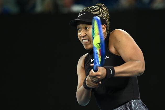 TENNIS AUSTRALIAN OPEN, Naomi Osaka of Japan during her round 1 match against Caroline Garcia of France during the 2025 Australian Open at Melbourne Park in Melbourne, Monday, January 13, 2025. ( NO ARCHIVING, EDITORIAL USE ONLY, NO USE IN BOOKS WITHOUT CONSENT MELBOURNE VICTORIA AUSTRALIA  Copyright: xJOELxCARRETTx 20250114150629065244