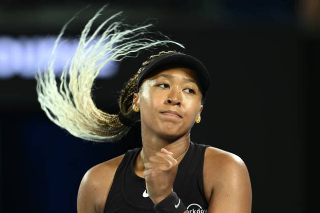 TENNIS AUSTRALIAN OPEN, Naomi Osaka of Japan during her round 1 match against Caroline Garcia of France during the 2025 Australian Open at Melbourne Park in Melbourne, Monday, January 13, 2025. ( NO ARCHIVING, EDITORIAL USE ONLY, NO USE IN BOOKS WITHOUT CONSENT MELBOURNE VICTORIA AUSTRALIA  Copyright: xJOELxCARRETTx 20250114177406442142