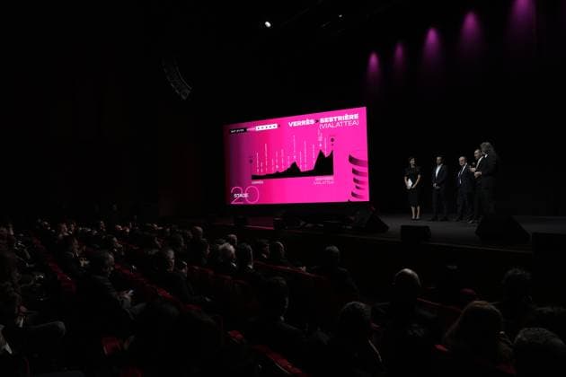 a moment of event during the Giro d& x2019;Italia and Giro d& x2019;Italia Women 2025 Presentation - Auditorium Parco della Musica Ennio Morricone in Rome, Italy - Monday , January 13, 2025. - Cycling  Copyright: xMassimoxPaolone LaPressex