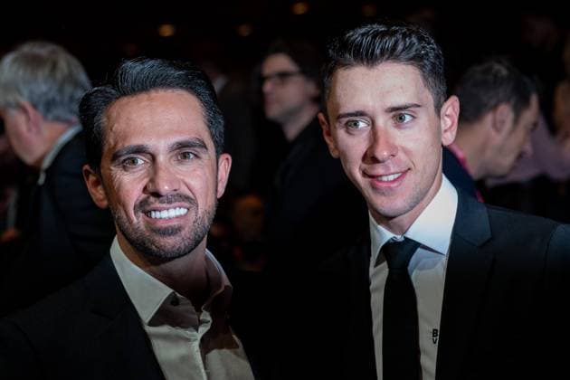 Presentation Of 108 Giro Italia Underway In Rome Alberto Contador and Antonio Tiberi attend the presentation of the official route of the Giro d Italia and Giro d Italia Women 2025 cycling races in Rome, Italy, on January 13, 2025. Rome Italy  Copyright: xMassimoxValicchiax originalFilename:valicchia-notitle250113_np06F.jpg