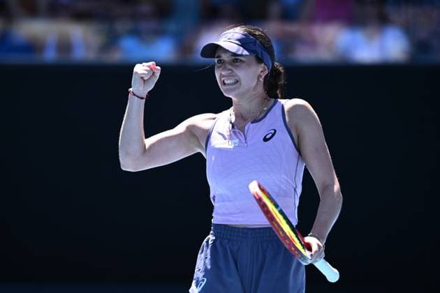 Sport Themen der Woche KW03 Sport Bilder des Tages TENNIS AUSTRALIAN OPEN, Eva Lys of Germany celebrates during her round 1 match against Kimberly Birrell of Australia during the 2025 Australian Open at Melbourne Park in Melbourne, Tuesday, January 14, 2025. ( NO ARCHIVING, EDITORIAL USE ONLY, NO USE IN BOOKS WITHOUT CONSENT MELBOURNE VICTORIA AUSTRALIA  Copyright: xJOELxCARRETTx 20250114117863767720