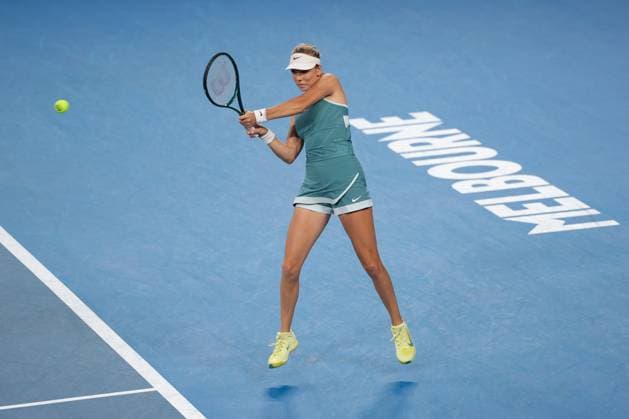 Katie Boulter of Great Britain Australian Open, Day Three, Tennis, Melbourne Park, Melbourne, Australia - 14 Jan 2025  Copyright: xRachelxBach Shutterstockx 15098467ci