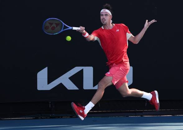 Daniel Altmaier (GER), Australian Open 2024, Melbourne Park, Melbourne, Victoria, Australia. Copyright: xJuergenxHasenkopfx