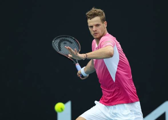 Yannick Hanfmann (GER), Australian Open 2024, Melbourne Park, Melbourne, Victoria, Australia. Copyright: xJuergenxHasenkopfx