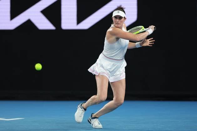 Rebecca Marino of Canada Australian Open, Day Three, Tennis, Melbourne Park, Melbourne, Australia - 14 Jan 2025  Copyright: xRachelxBach Shutterstockx 15098467cm