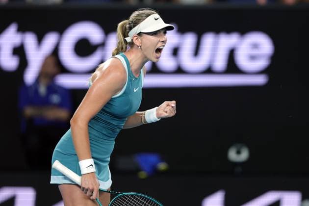 Katie Boulter of Great Britain Australian Open, Day Three, Tennis, Melbourne Park, Melbourne, Australia - 14 Jan 2025  Copyright: xRachelxBach Shutterstockx 15098467dx