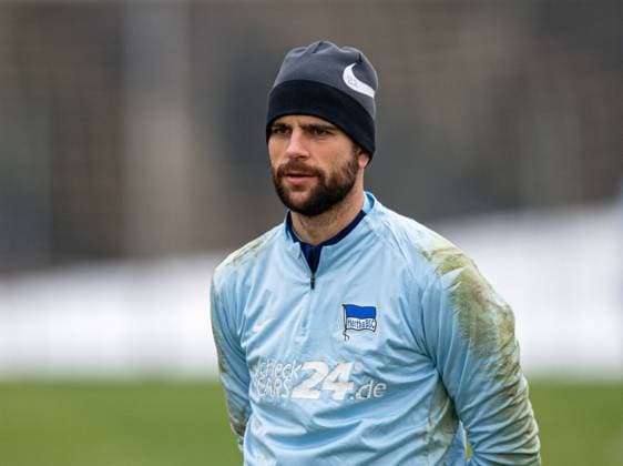 Fussball, Herren, Saison 2024 25, 2. Bundesliga, Hertha BSC, Training, Torhüter Marius Gersbeck (Hertha BSC), 14.01. 2025,