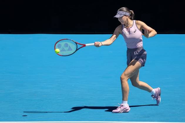 Eva Lys, Australian Open 2024, Melbourne Park, Melbourne, Victoria, Australia. Copyright: xJuergenxHasenkopfx