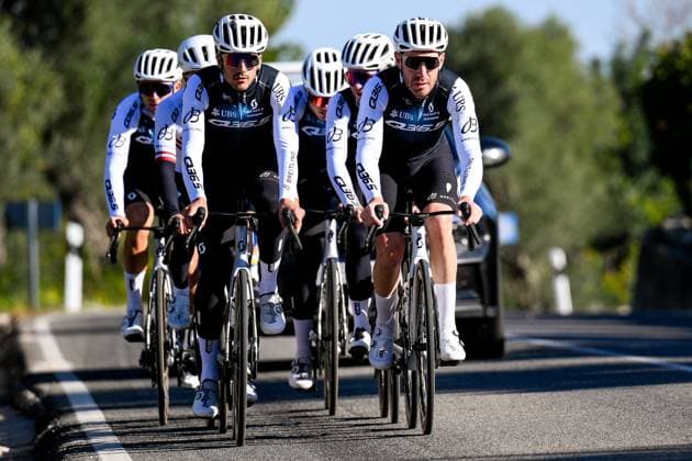 Cycling Winter Training Camps 2025 CALPE, SPAIN - JANUARY 13 : The team of Q36.5 Cycling during a training session as part of the preparation for the new 2025 season on January 13, 2025 in Calpe, Spain, 13 01 2025 Calpe Spain  Copyright: xTomasxSiskx
