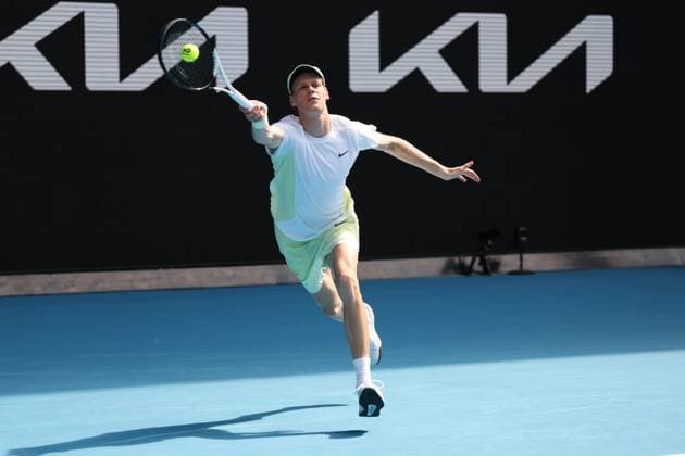 TENNIS : Australie Open - Melbourne - 14 01 2024 Tennis : Australian Open 2025 - Melbourne - Jannik Sinner Melbourne  Copyright: xaox xpsnewzx