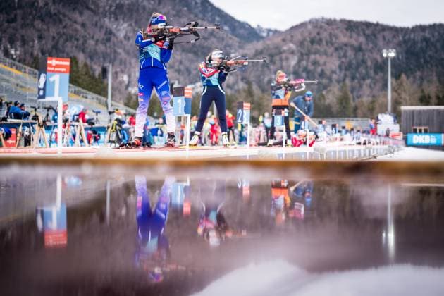 Sport Themen der Woche KW03 Sport Bilder des Tages Michela Carrara of Italy in action during the training session prior tu the BMW IBU Biathlon World Cup in Ruhpolding, Germany, January 14, 2025. (CTKxPhoto JaroslavxSvoboda) CTKPhotoF202501140011601  CTKPhotoF202501140011601