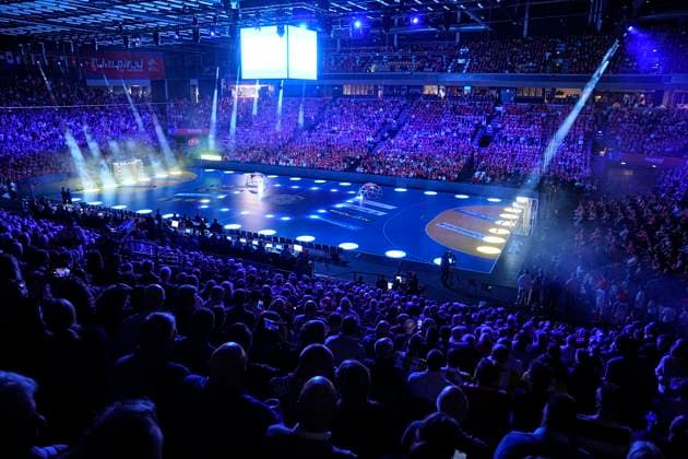 Sport Bilder des Tages The World Championship, WM, Weltmeisterschaft match in Group B between Denmark and Algeria at Jyske Bank Boxen in Herning on Tuesday, January 14, 2025. (Photo: Bo Amstrup Scanpix 2025) , Herning Denmark Copyright: BoxAmstrupx spdk20250114-201945-L
