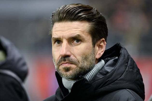 Fußball, Coupe de France, Stade Reims - AS Monaco FOOTBALL : Reims vs Monaco - Coupe de France - 14 01 2025 Luka Elsner ( coach Reims ) during the French Cup match between Stade de Reims and AS Monaco at Stade Auguste Delaune on January 14, 2025 in Reims, France. ( Photo by Dante Badano PsnewZ ) - ReimsFrance  Copyright: xDantexBadanox