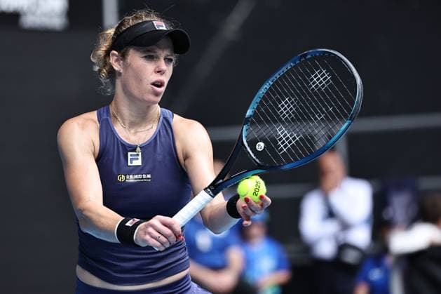 Laura Siegemund, GER, during second round of 2025 Australian Open in Melbourne, 15 01 2025; -