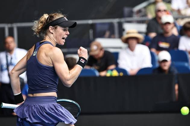 Sport Bilder des Tages Tennis, Australian Open, Laura Siegemund besiegt Qinwen Zheng Laura Siegemund, GER, during second round of 2025 Australian Open in Melbourne, 15 01 2025; -