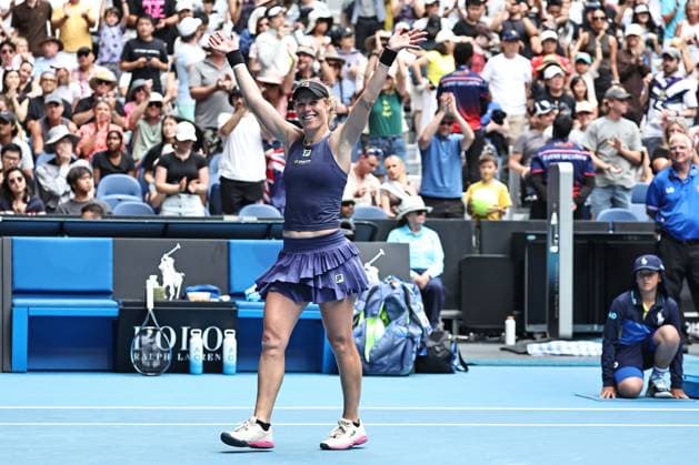 Laura Siegemund, GER, after second round of 2025 Australian Open in Melbourne, 15 01 2025; -