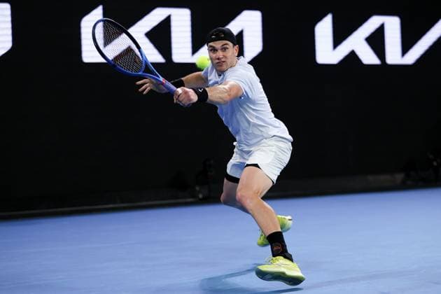 Jack Draper of Great Britain Australian Open, Day Four, Tennis, Melbourne Park, Melbourne, Australia - 15 Jan 2025  Copyright: xEllaxLing Shutterstockx 15101600bv
