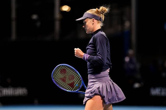 Harriet Dart of Great Britain celebrates Australian Open, Day Four, Tennis, Melbourne Park, Melbourne, Australia - 15 Jan 2025  Copyright: xRachelxBach Shutterstockx 15101599hy