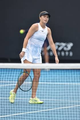 Tatjana Maria, GER, during second round of 2025 Australian Open in Melbourne, 15 01 2025; -