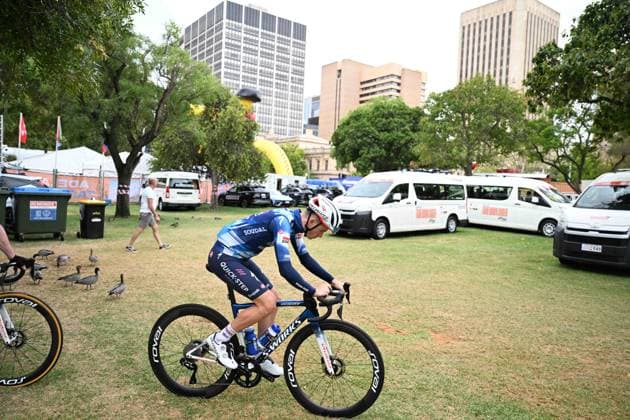 16-01-2025 Allenamento 4 Tour Down Under 2025; 2025, Soudal - Quick Step; Knox, James; Adelaide; 