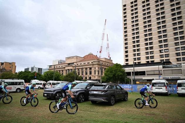 16-01-2025 Allenamento 4 Tour Down Under 2025; 2025, Decathlon - Ag2r La Mondiale; Adelaide; 