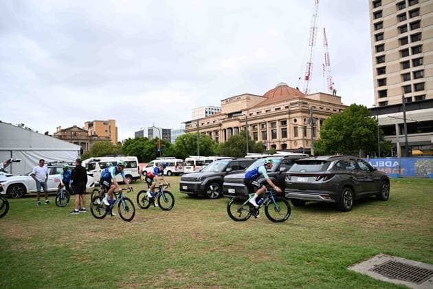 16-01-2025 Allenamento 4 Tour Down Under 2025; 2025, Decathlon - Ag2r La Mondiale; Adelaide; 