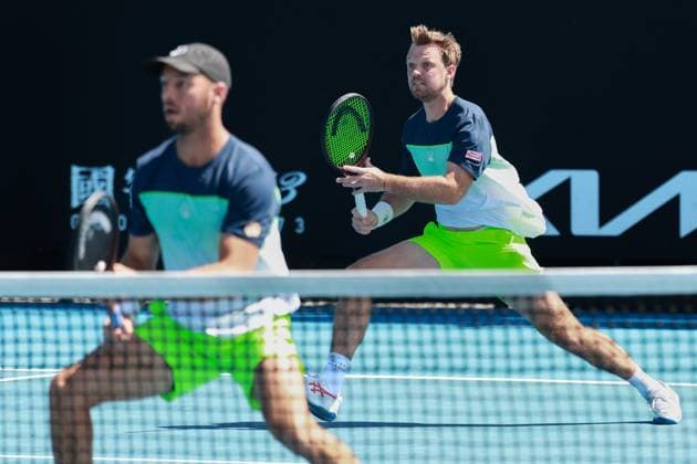 Kevin Krawietz, Tim Puetz, Herren Doppel, Men s Doubles, Australian Open 2024, Melbourne Park, Melbourne, Victoria, Australia. Copyright: xJuergenxHasenkopfx