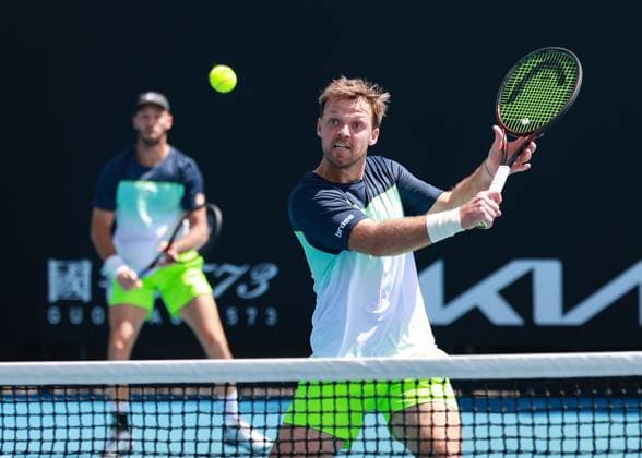 Sport Bilder des Tages Kevin Krawietz, Tim Puetz, Herren Doppel, Men s Doubles, Australian Open 2024, Melbourne Park, Melbourne, Victoria, Australia. Copyright: xJuergenxHasenkopfx