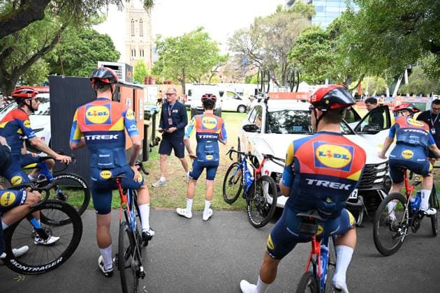 16-01-2025 Allenamento 4 Tour Down Under 2025; 2025, Lidl - Trek; Andersen, Kim; Adelaide; 