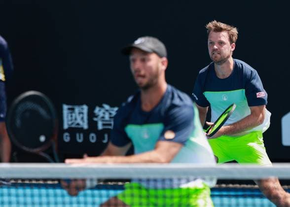 Kevin Krawietz, Tim Puetz, Herren Doppel, Men s Doubles, Australian Open 2024, Melbourne Park, Melbourne, Victoria, Australia. Copyright: xJuergenxHasenkopfx