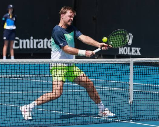 Kevin Krawietz, Tim Puetz, Herren Doppel, Men s Doubles, Australian Open 2024, Melbourne Park, Melbourne, Victoria, Australia. Copyright: xJuergenxHasenkopfx