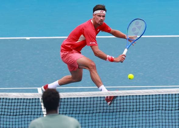 Daniel Altmaier (GER), Australian Open 2024, Melbourne Park, Melbourne, Victoria, Australia. Copyright: xJuergenxHasenkopfx
