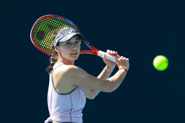 Eva Lys, Australian Open 2024, Melbourne Park, Melbourne, Victoria, Australia. Copyright: xJuergenxHasenkopfx