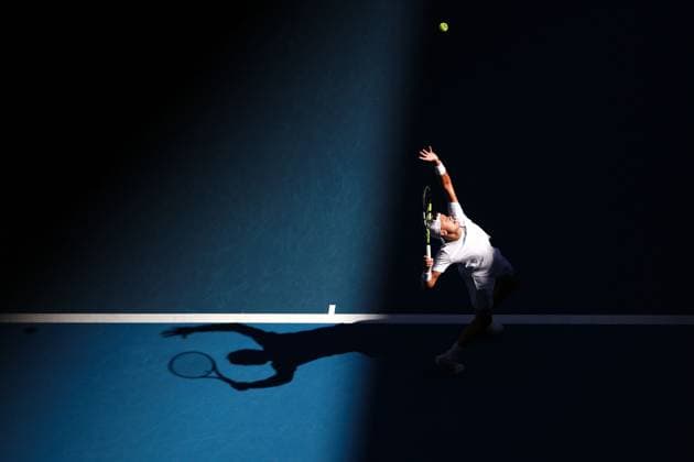 Holger Rune during his second round match Australian Open, Day Five, Tennis, Melbourne Park, Melbourne, Australia - 16 Jan 2025  Copyright: xEllaxLing Shutterstockx 15102040bp