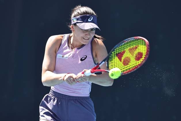 Eva Lys, GER, during second round of 2025 Australian Open in Melbourne, 16 01 2025; -
