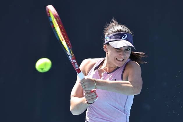 Eva Lys, GER, during second round of 2025 Australian Open in Melbourne, 16 01 2025; -