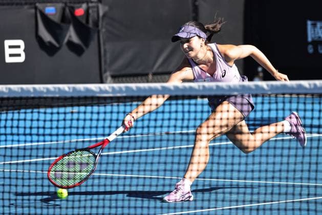 Eva Lys, GER, during second round of 2025 Australian Open in Melbourne, 16 01 2025; -
