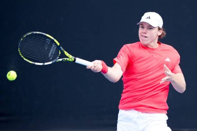 Tennis 2025: Australian Open Day 5 January 16, 2025: JAMES MCCABE of Australia in action against ALEX MICHELSEN of the USA on Court 3 in a Men s Singles 2nd round match on day 5 of the 2025 Australian Open in Melbourne, Australia. Sydney Low Cal Media(Credit Image: Â Sydney Low Cal Sport Media) Melbourne Victoria Australia EDITORIAL USE ONLY Copyright: xx ZUMA-20250116_faf_c04_049.jpg SydneyxLowx csmphotothree345353