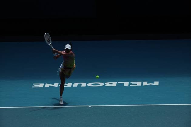 Open d Australie 2025 à Melbourne Iga Swiatek lors de l Open d Australie 2025 à Melbourne le 16 janvier 2025. Nicolas Luttiau Bestimage Australian Open 2025 in Melbourne on 16 January 2025. Melbourne Australie  Copyright: x xNicolasxLuttiau Bestimagex xNicolasxLuttiau Bestimagex