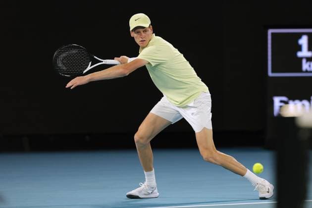 Jannik Sinner of Italy Australian Open, Day Five, Tennis, Melbourne Park, Melbourne, Australia - 16 Jan 2025  Copyright: xRachelxBach Shutterstockx 15102640ho