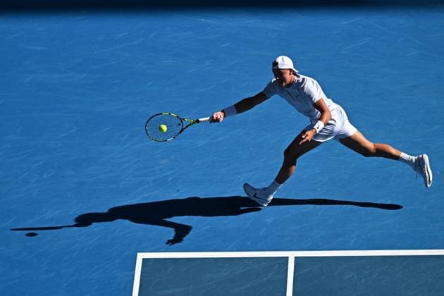 Australian Open - Mens Singles - Round 2 Holger Rune (DEN) during his second match at the 2025 Australian Open at Melbourne Park in Melbourne, AUSTRALIA, on January 16, 2025. Photo by Corinne Dubreuil ABACAPRESS.COM Melbourne Australia  Copyright: xDubreuilxCorinne ABACAx