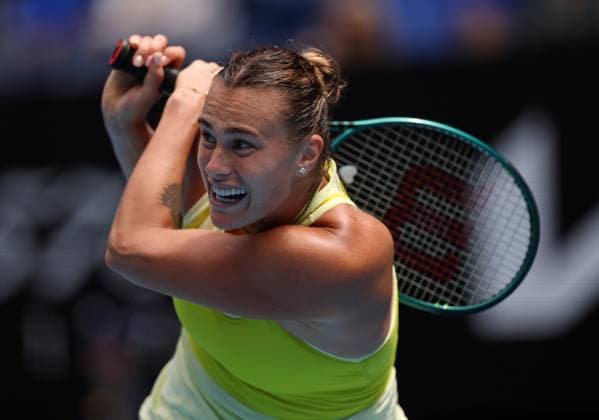 Aryna Sabalenka of Belarus in action Australian Open, Day Six, Tennis, Melbourne Park, Melbourne, Australia - 17 Jan 2025  Copyright: xEllaxLing Shutterstockx 15102041ae
