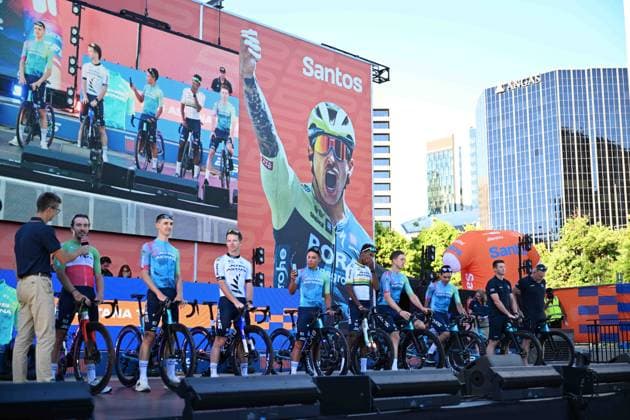 17-01-2025 Presentazione Squadre Tour Down Under 2025; 2025, Xds - Astana; Adelaide; 