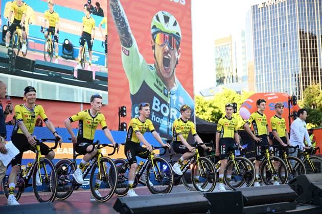 17-01-2025 Presentazione Squadre Tour Down Under 2025; 2025, Visma - Lease A Bike; Adelaide; 