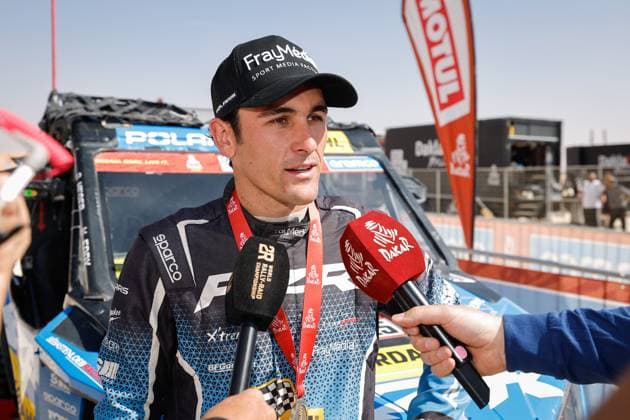 DAKAR 2025 - STAGE 12 425 HEGER Brock (usa), EDDY Max (usa), Polaris, SÃ bastien Loeb Racing - RZR Factory Racing, SSV T4, portrait during the Stage 12 of the Dakar 2025 on January 17, 2025 around Subaytah, Saudi Arabia - SubaytahSaudi Arabia  Copyright: xFREDERICxLExFLOCxHx