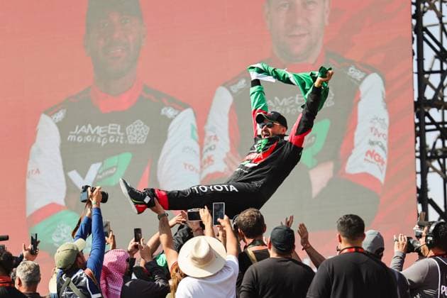 DAKAR 2025 - STAGE 12 AL RAJHI Yazeed (sau), Toyota, Yazeed Racing, Overdrive Racing, FIA W2RC, Ultimate, portrait during the Stage 12 of the Dakar 2025 on January 17, 2025 around Subaytah, Saudi Arabia - SubaytahSaudi Arabia  Copyright: xANTONINxVINCENTx