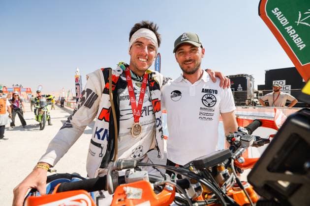DAKAR 2025 - STAGE 12 GERBER JÃ rÃ mie (fra), KTM, TLD Racing, FIM W2RC, Rally2, Original by Motul, portrait during the Stage 12 of the Dakar 2025 on January 17, 2025 around Subaytah, Saudi Arabia - SubaytahSaudi Arabia  Copyright: xFREDERICxLExFLOCxHx